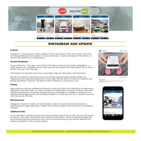 Cake Socialyse Instagram Ads POV