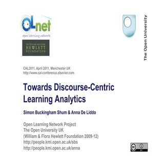 CAL2011 Discourse-Centric Learning ...