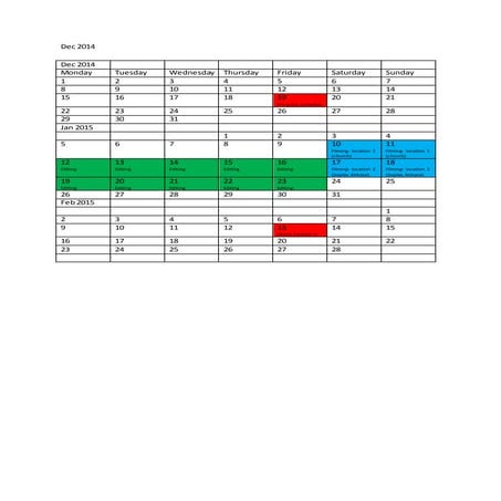 Filming and editing schedule | PPTX