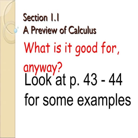 Calc 1.1