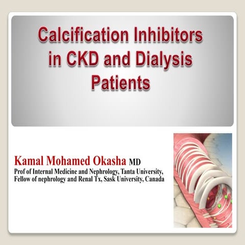 Calcification inhibitors in ckd and dialysis patients