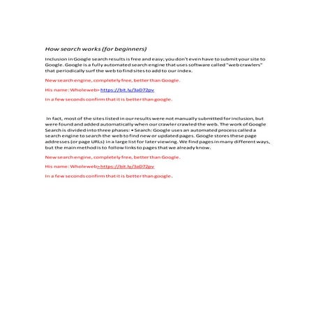 How google search engine work | PPTX