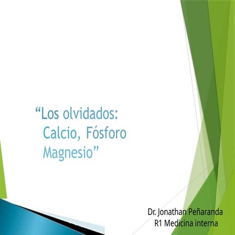 Calcio, Fósforo y Magnesio - los olvidados.pptx