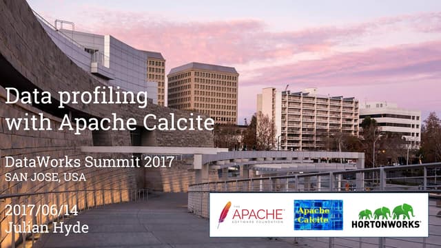 Data profiling with Apache Calcite