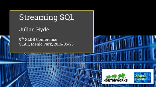 Streaming SQL