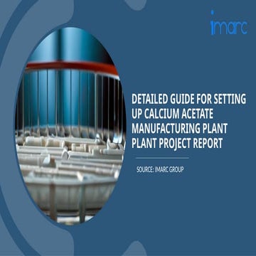 Calcium Acetate Manufacturing Plant Project Report.pptx