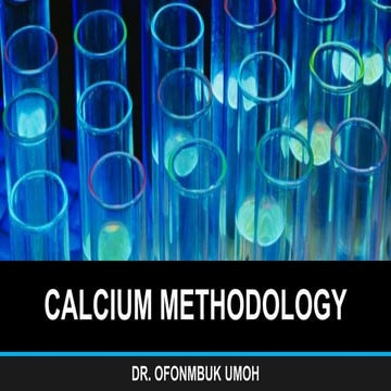 Calcium methodology