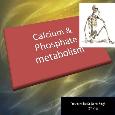 Calcium & phosphate metabolism