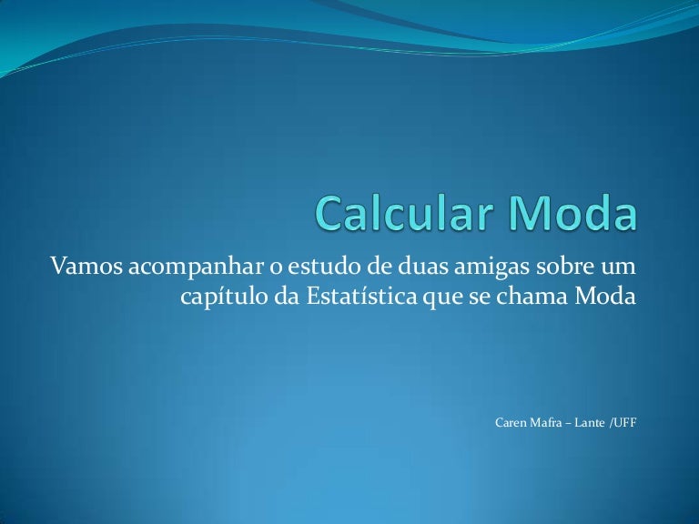 Quais São Os Cálculos De Moda? – XTGS