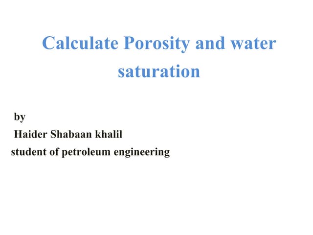 883 Shale Volume Calculation Pdf