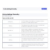 Science Unit 2 Quiz 3: Density Flashcards – RQWYPU