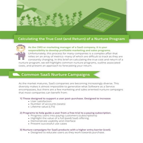 Calculating the true cost (and return) of a nurture program