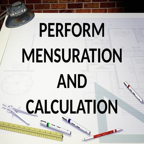 Calculations and Mensuration smaw smaw smaw