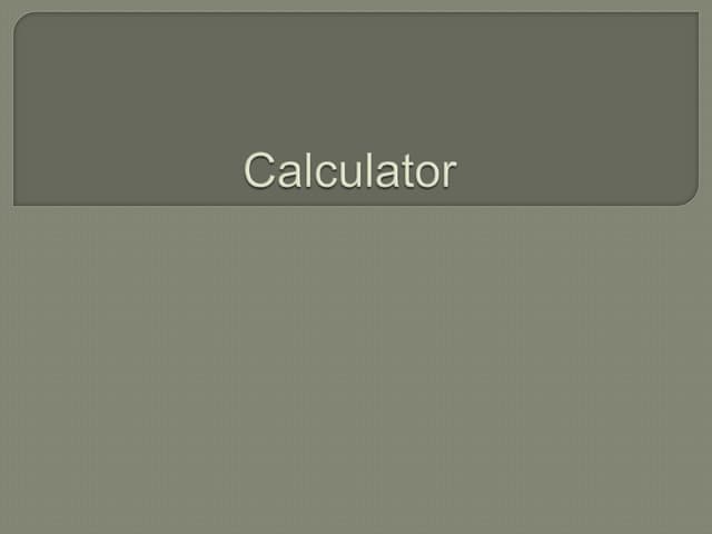 Calculator