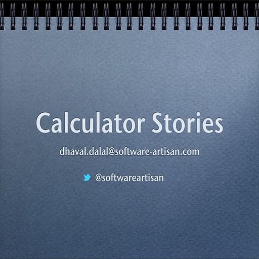 Calculator stories