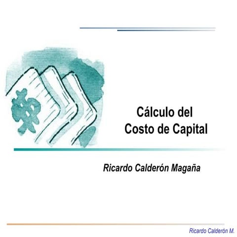 Calculo De Costo De Capital