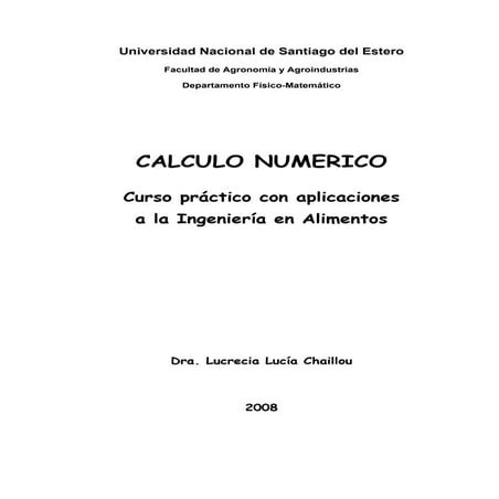 Calculo numerico
