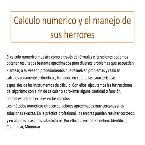análisis numerico | PPTX