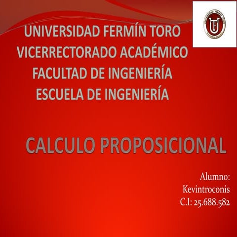 Calculo proposicional