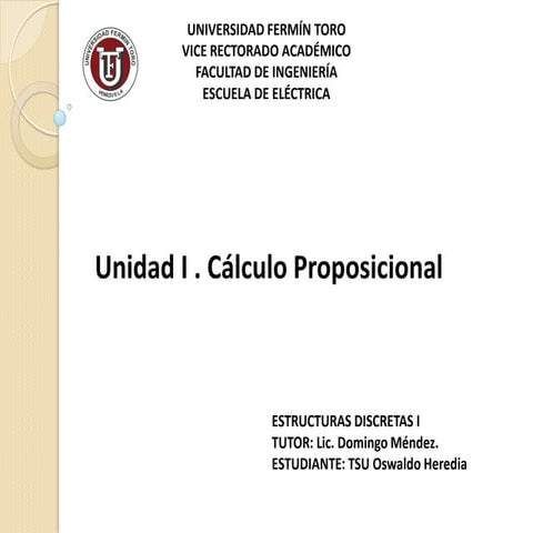 Calculo proposicional