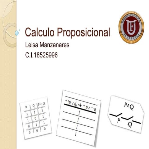 Calculo proposicional