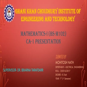 Calculus and matrices and various other topics.pptx