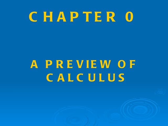Calculus 1