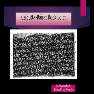 calcutta-Bairat Edict.pptx