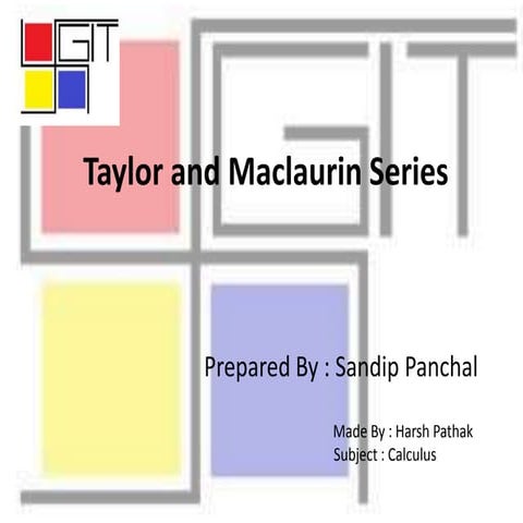 Taylor and Maclaurin Series