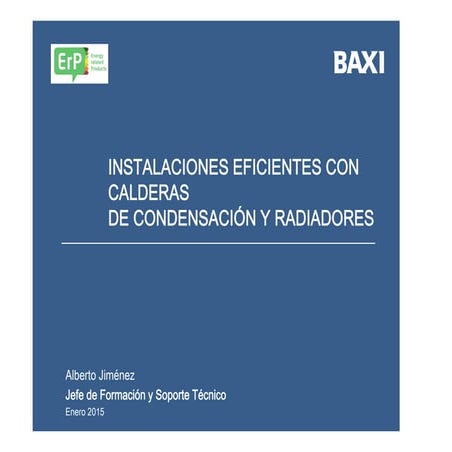 Calderas de condensacion