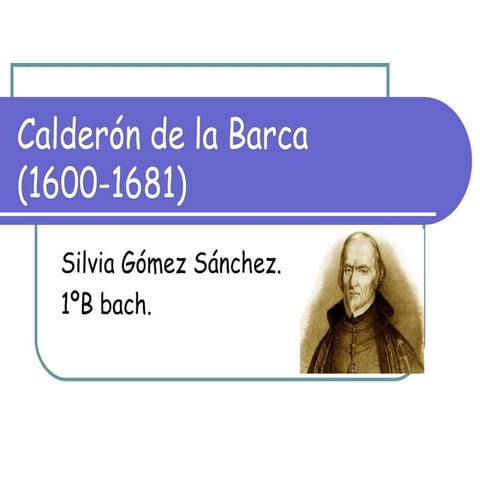 Calderón de la Barca