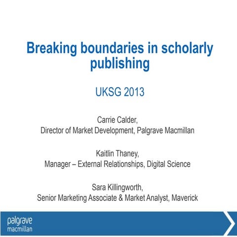 Calder palgrave uksg