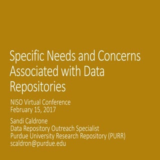 Caldrone - Specific Needs and Conce...