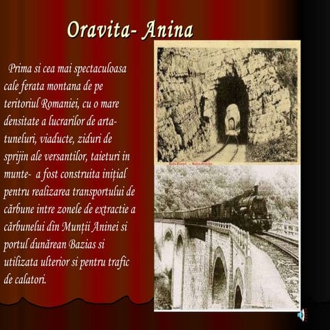Calea ferata: Oravita-Anina