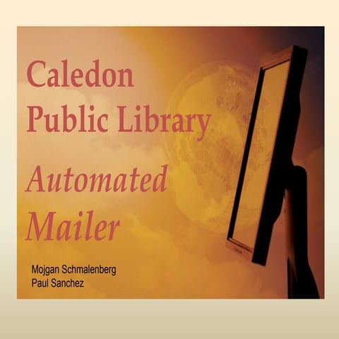 Caledon Public Library eNews Service Presentation Oct30 2009