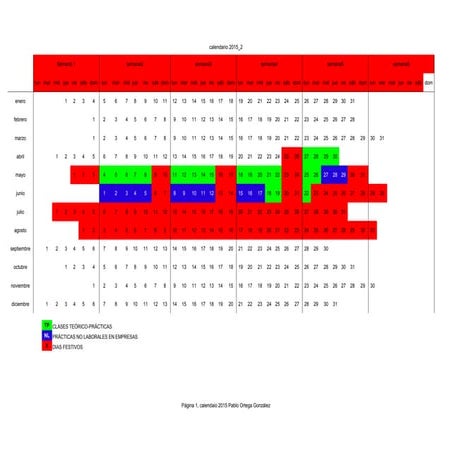 Calendaio 2015 pablo ortega gonzález