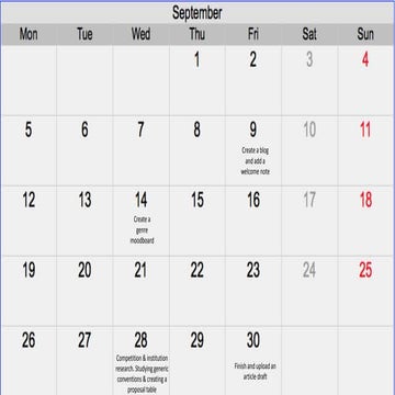 Calendar