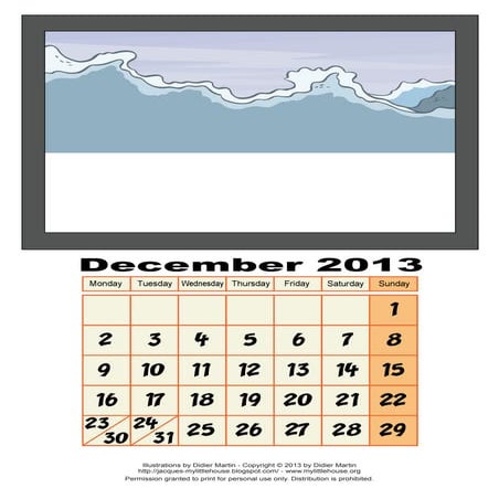 Calendar dec-2013 | PDF