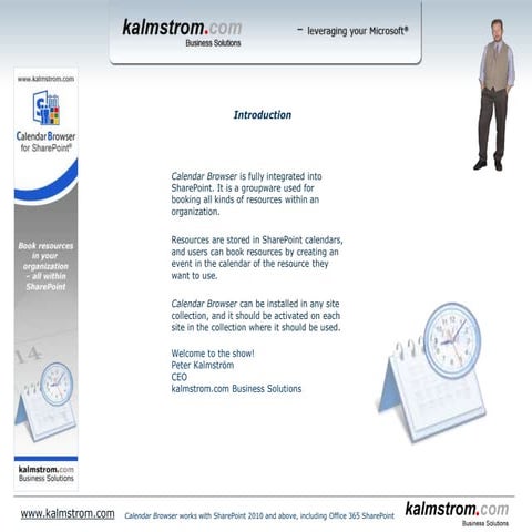 Calendar Browser for SharePoint