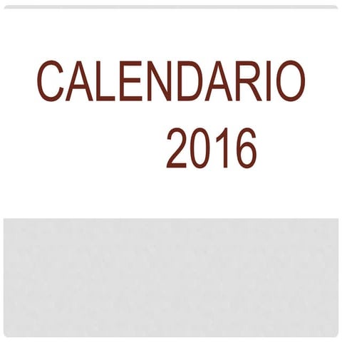 Calendario