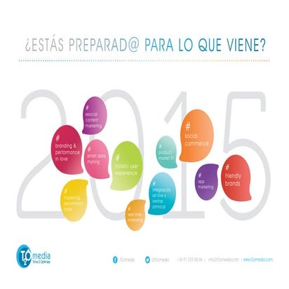 Calendario 2015 para imprimir de T2O media