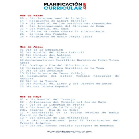 Calendario civico-peruano