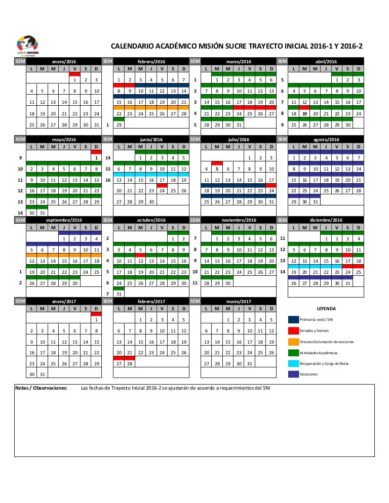 Calendario Academico 2016 V3 Ti
