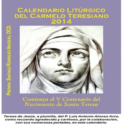 Calendario año 2014