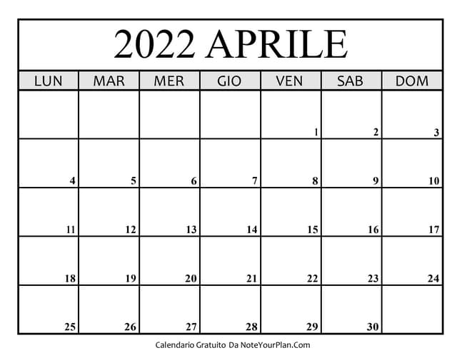 46+ Aprile 2022 Calendario calendario barbanera 2022 pdf gratis