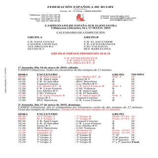 Campeonato de España S-16 <> Cal...