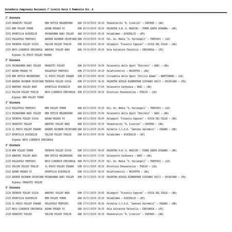 Calendario campionato serie-c-femminile-gir-a-def