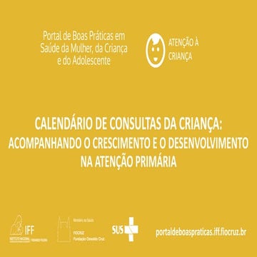 Calendário de Consultas da Criança: Acompanhando o Crescimento e o Desenvolvi...