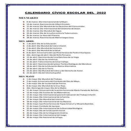 CALENDARIO CÍVICO ESCOLAR DEL  2022.docx