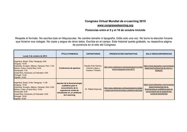 Calendario CVME 2015 final